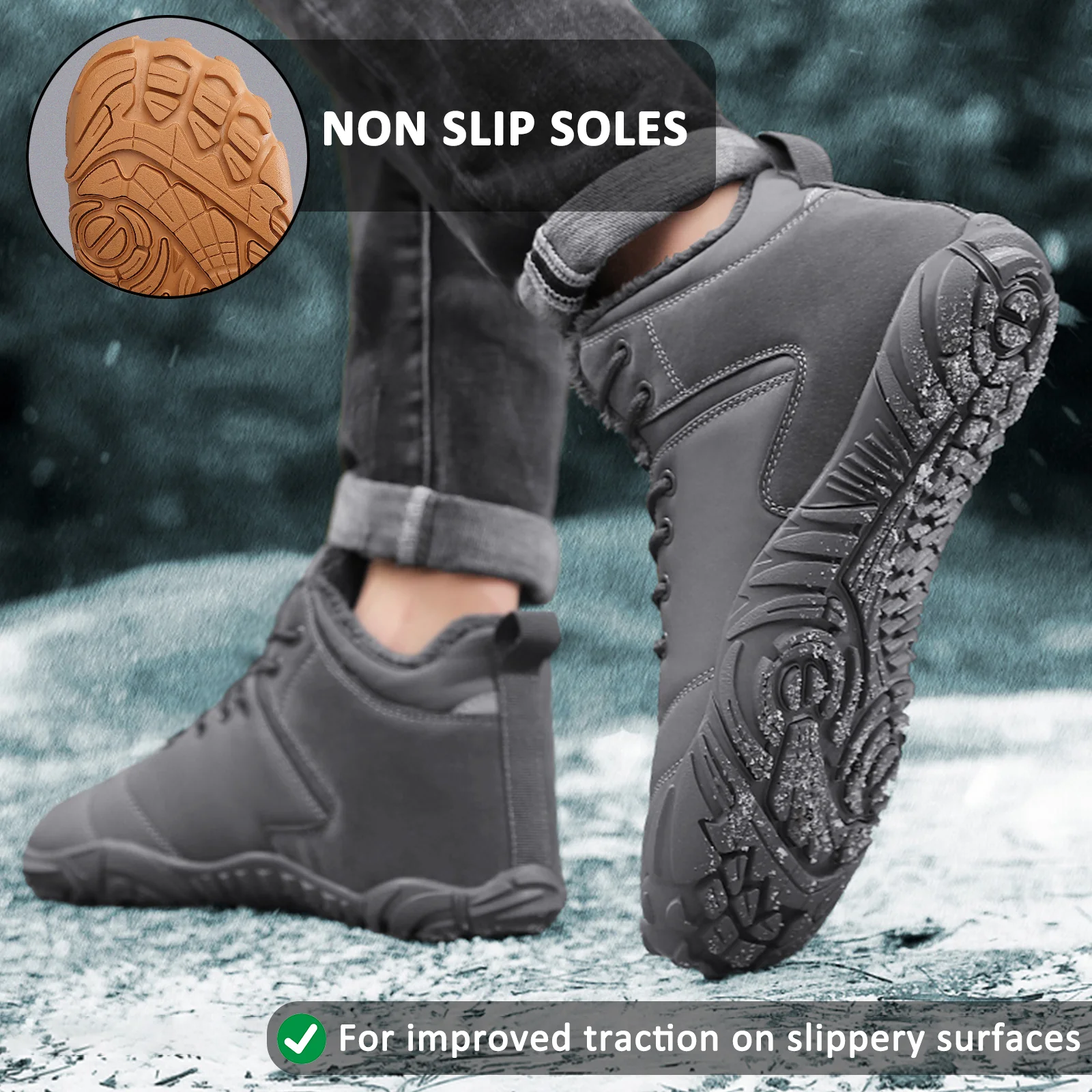 Waterproof Hiking Shoes for Women – Comfortable & Breathable Design - Image 3